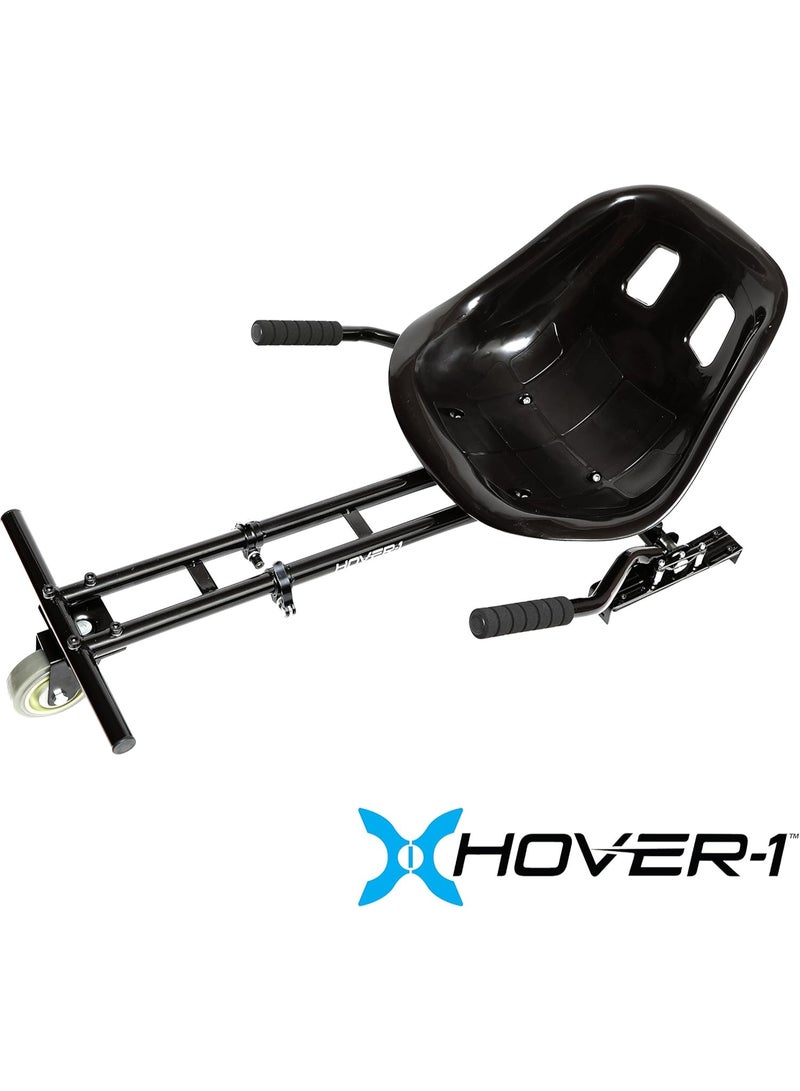 Hover-1 Kart Buggy Hoverboard Attachment | Compatible with Most 6.5" & 8" Electric Hoverboards, Hand-Operated Rear Wheel Control, Adjustable Frame & Straps, Easy Assembly & Install Hoverboard Go Kart - Image 3